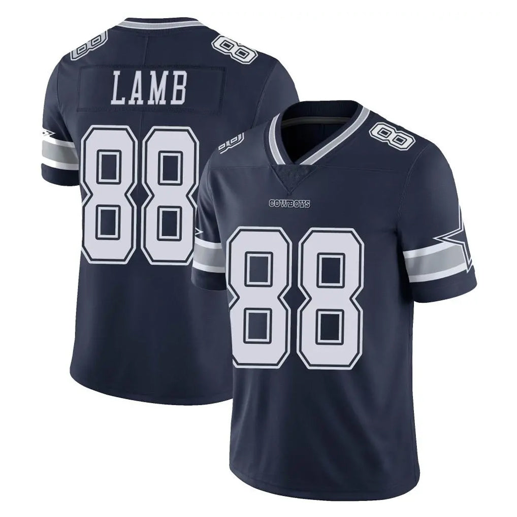 Odoa D.Cowboys #88 CeeDee Lamb Player Navy Vapor Untouchable Limited Home Game Stitched Jerseys