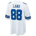 Odoa D.Cowboys #88 CeeDee Lamb Player White Home Game Stitched  Jerseys
