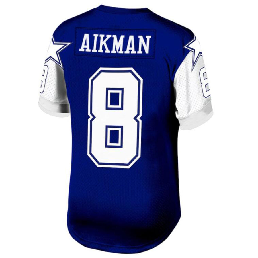 Odoa D.Cowboys #8 Troy Aikman Navy Legacy Replica Jersey American Stitched Jersey