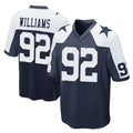 Odoa D.Cowboys #92 Quinnen Williams Player Navy-White Alternate Home Game Stitched Jerseys