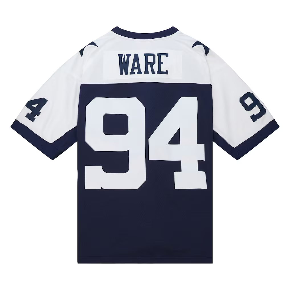 Odoa D.Cowboys #94 DeMarcus Ware Mitchell & Ness Navy 2011 Alternate Legacy Replica JerseyReplica Jersey