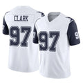 Odoa D.Cowboys #97 Kenny Clark Player White-Navy Limited Vapor F.U.S.E. Home Game Stitched Jerseys