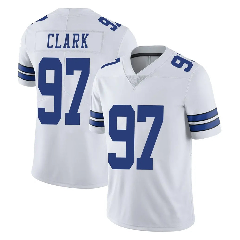 Odoa D.Cowboys #97 Kenny Clark Player White Vapor Untouchable Limited Home Game Stitched Jerseys