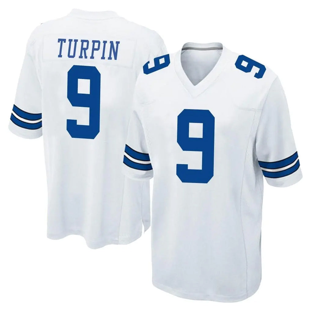Odoa D.Cowboys #9 KaVontae Turpin Player White Home Game Stitched Jerseys