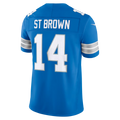 Odoa D.Lions #14 Amon-Ra St. Brown Blue Team Vapor F.U.S.E. Stitched Limited Jerseys