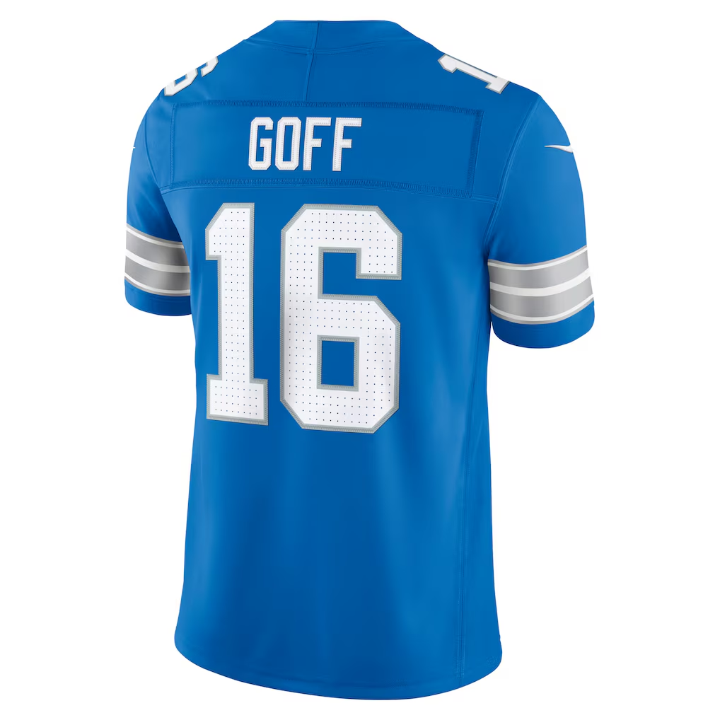 Odoa D.Lions #16 Jared Goff Blue Team Vapor F.U.S.E. Stitched Limited Stitched Jerseys