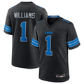 Odoa D.Lions #1 Jameson Williams Player Black Replica Game Stitched Jerseys