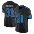 Odoa D.Lions #31 Kerby Joseph Player Black Alternate Vapor F.U.S.E. Limited Home Game Stitched Jerseys