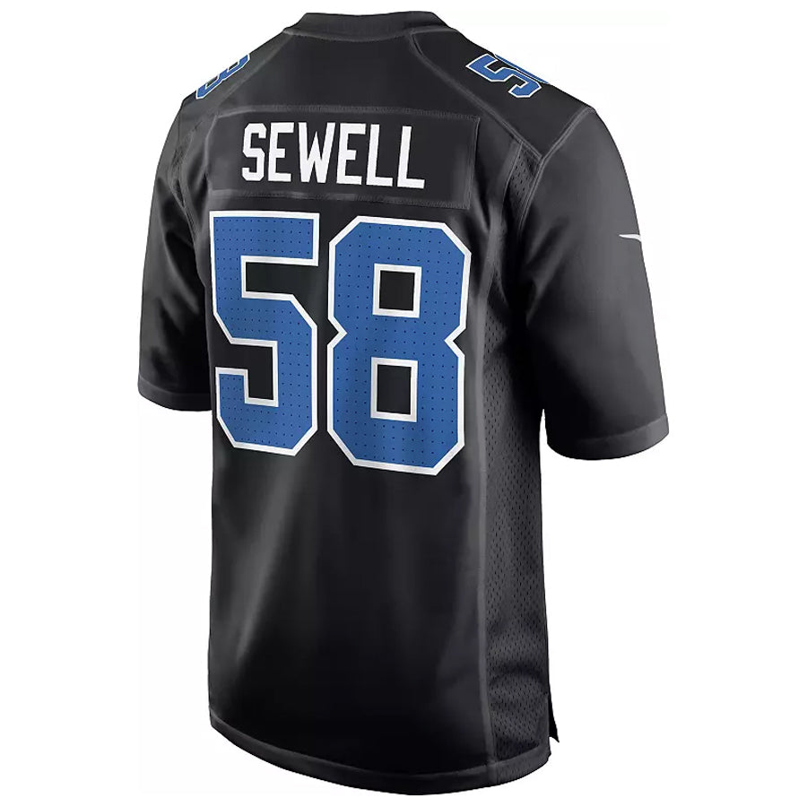 Odoa D.Lions #58 Penei Sewell Player Black Fashion Game Stitched Jerseys