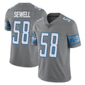 Odoa D.Lions #58 Penei Sewell Player Gray Vapor Untouchable Limited Home Game Stitched Jerseys