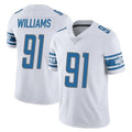 Odoa D.Lions #91 Tyleik Williams Player White Limited Vapor Untouchable Home Game Stitched Jerseys
