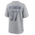 Odoa D.Lions #97 Aidan Hutchinson Player Grey Atmosphere Fashion Stitched Jerseys