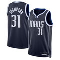 Odoa D.Mavericks #31 Klay Thompson Navy Statement Edition Swingman Stitched Jerseys
