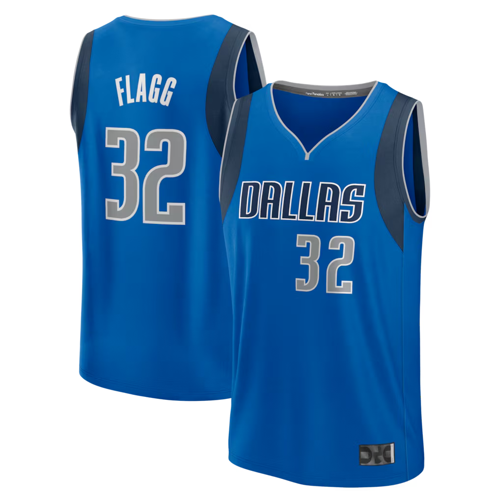 Odoa D.Mavericks #32 Cooper Flagg  Blue 2025 Draft First Round Pick Fast Break Replica Jerseys - Icon Edition