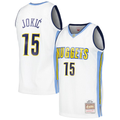 Odoa D.Nuggets #15 Nikola Jokic Mitchell & Ness White 201617 Throwback Swingman Jerseys