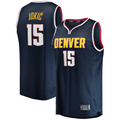 Odoa D.Nuggets #15 Nikola Jokic  Navy Fast Break Player Jerseys - Icon Edition