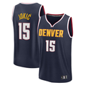Odoa D.Nuggets #15 Nikola Jokic Navy Fast Break Replica Player Jerseys - Icon Edition
