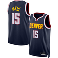 Odoa D.Nuggets #15 Nikola Jokic Navy Swingman Jerseys - Icon Edition