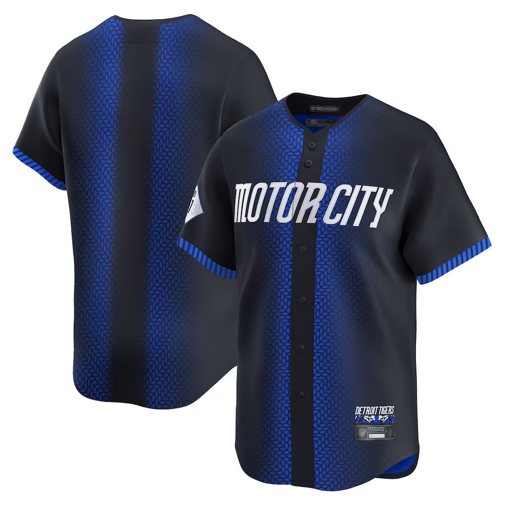 Odoa D.Tigers Navy City Connect Home Limited Blank Player Stitched Jerseys