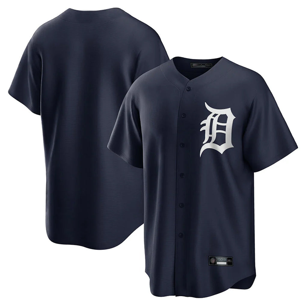 Odoa D.Tigers Navy Game Home Blank Player Stitched Jerseys
