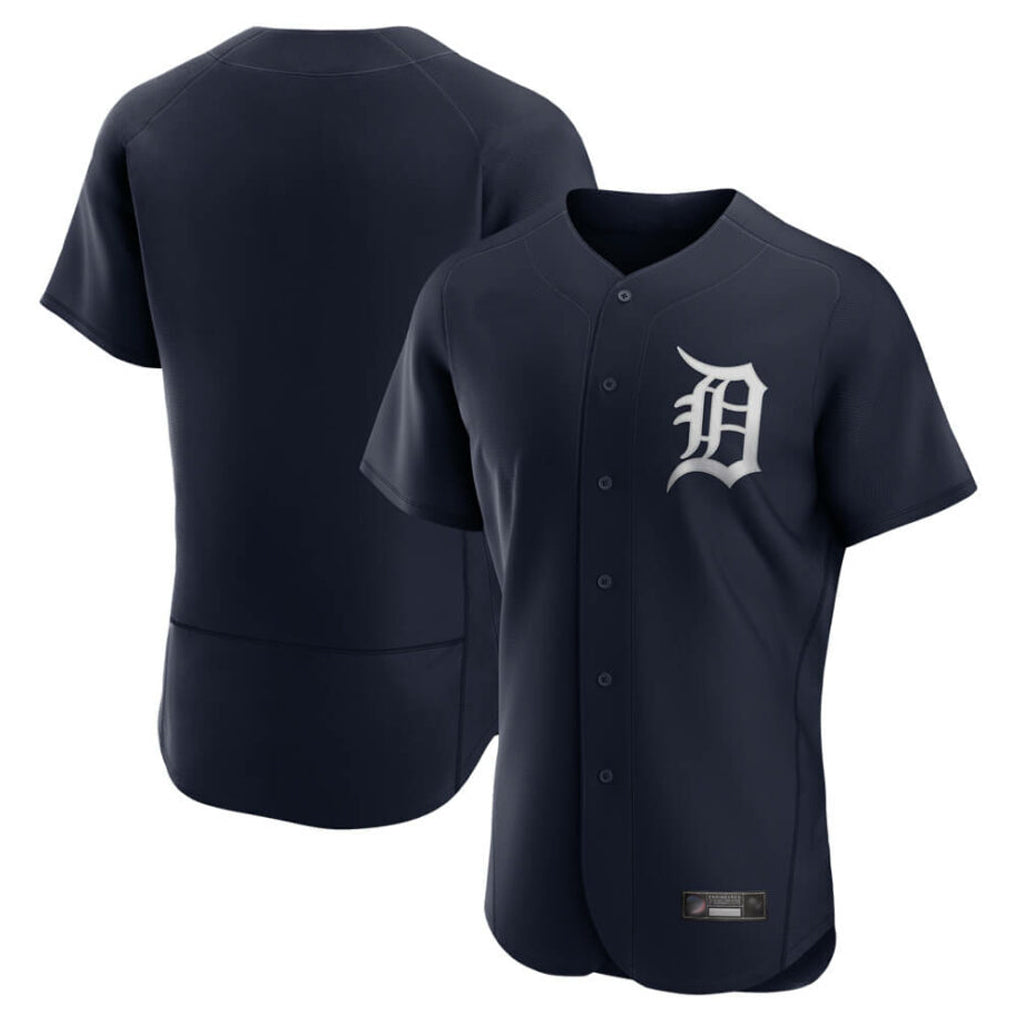 Odoa D.Tigers Navy Home Limited Elite Blank Player Stitched Jerseys
