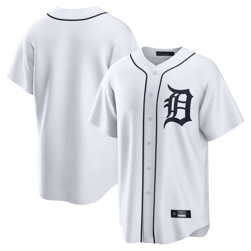 Odoa D.Tigers White Home Game Blank Player Stitched Jerseys