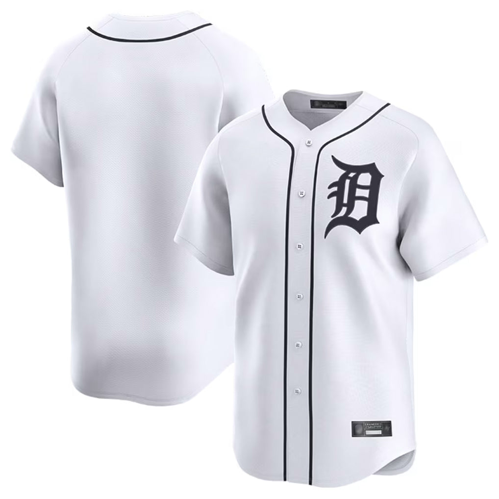 Odoa D.Tigers White Home Limited Blank Player Stitched Jerseys