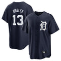 Odoa D.Tigers #13 Dillon Dingler Player Navy Game Home Stitched Jerseys