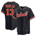 Odoa D.Tigers #13 Dillon Dingler Player Navy Home Game Stitched Jerseys