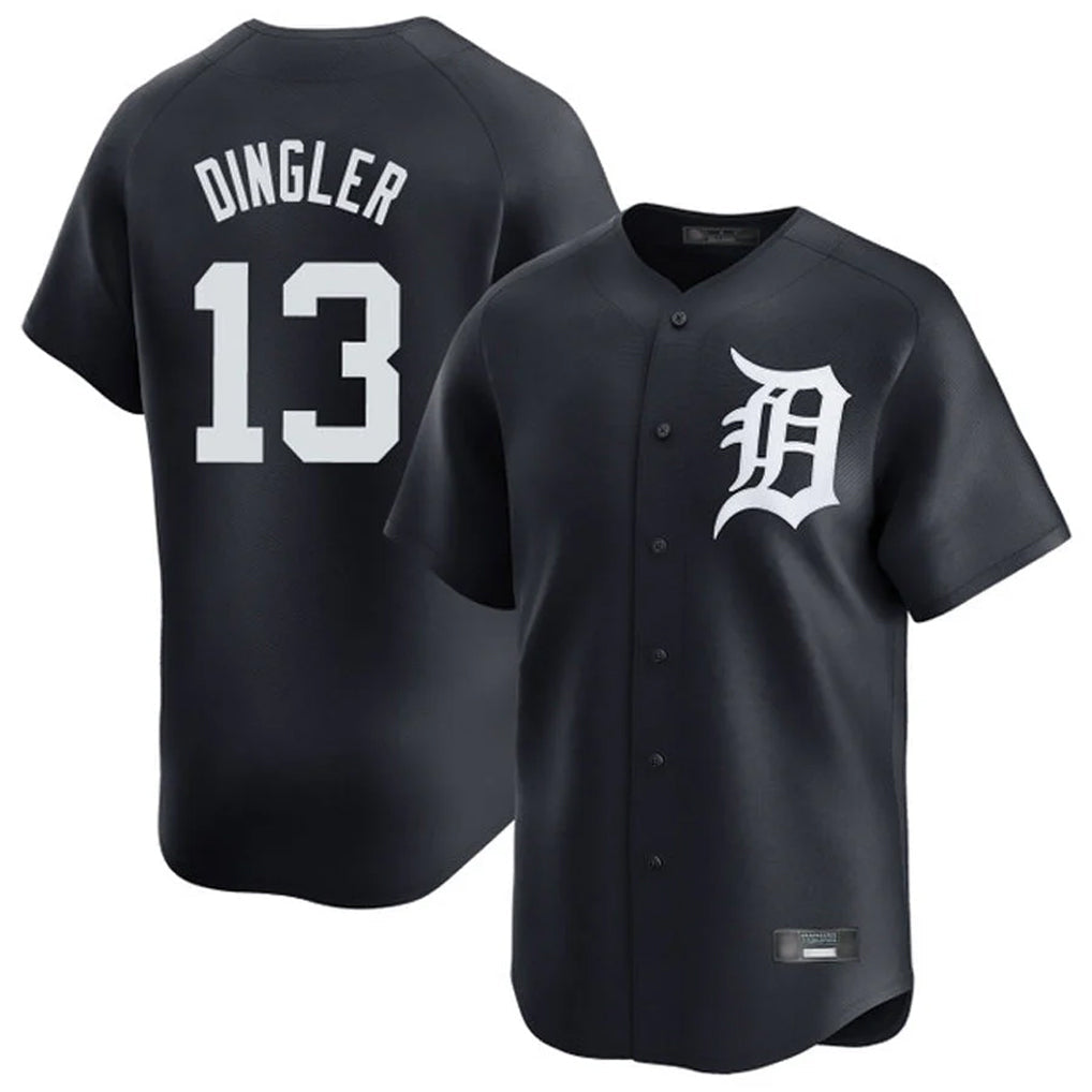 Odoa D.Tigers #13 Dillon Dingler Player Navy Home Limited Game Stitched Jerseys