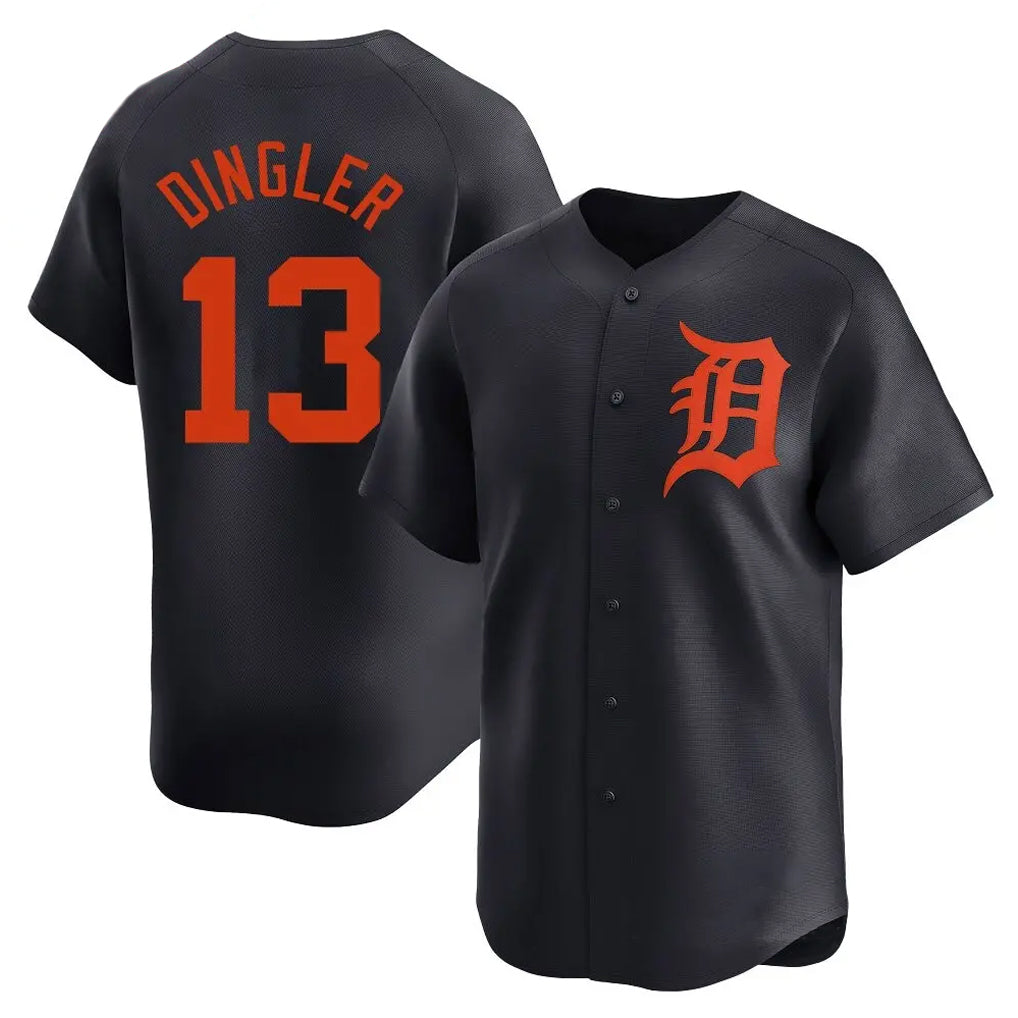 Odoa D.Tigers #13 Dillon Dingler Player Navy Home Limited Stitched Jerseys