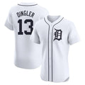 Odoa D.Tigers #13 Dillon Dingler Player White Limited Elite Home Stitched Jerseys