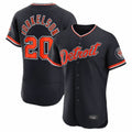 Odoa D.Tigers #20 Spencer Torkelson Player Navy Limited Elite Home Game Stitched Jerseys