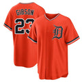Odoa D.Tigers #23 Kirk Gibson Player Orange Home Game Stitched Jerseys