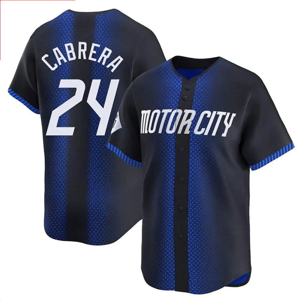 Odoa D.Tigers #24 Miguel Cabrera Player Navy City Connect Home Limited Stitched Jerseys