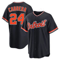Odoa D.Tigers #24 Miguel Cabrera Player Navy Home Game Stitched Jerseys