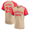 Odoa D.Tigers #29 Tarik Skubal Player Cream American League All-Star Limited Elite Home Stitched Jerseys