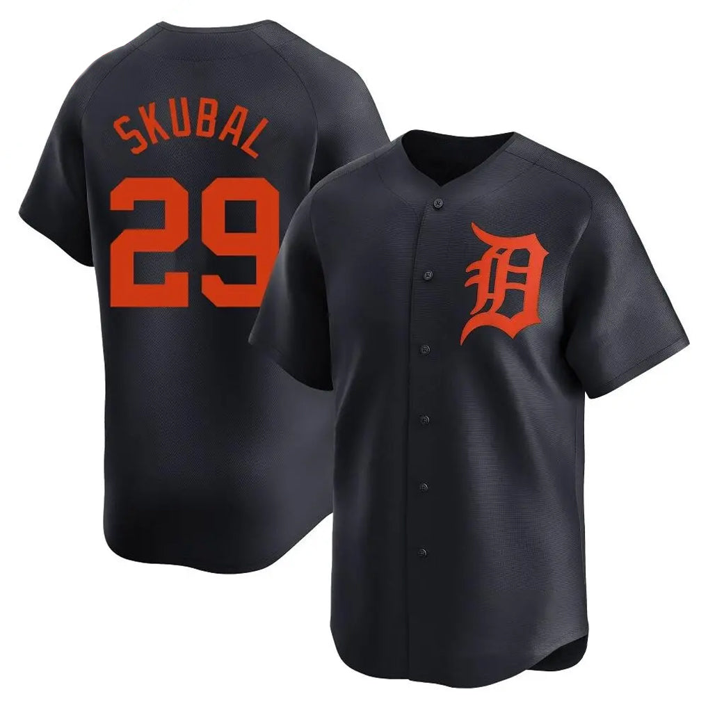 Odoa D.Tigers #29 Tarik Skubal Player Navy Home Limited Stitched Jerseys