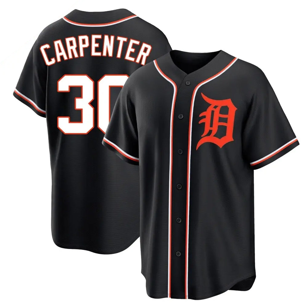 Odoa D.Tigers #30 Kerry Carpenter Player Black Fashion Out Home Game Stitched Jerseys