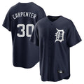 Odoa D.Tigers #30 Kerry Carpenter Player Navy Game Home Stitched Jerseys