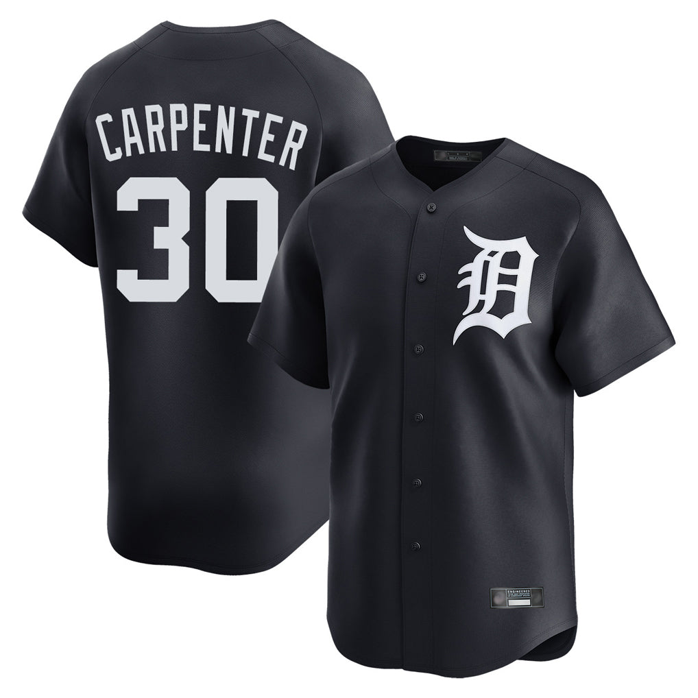 Odoa D.Tigers #30 Kerry Carpenter Player Navy Home Limited Game Stitched Jerseys