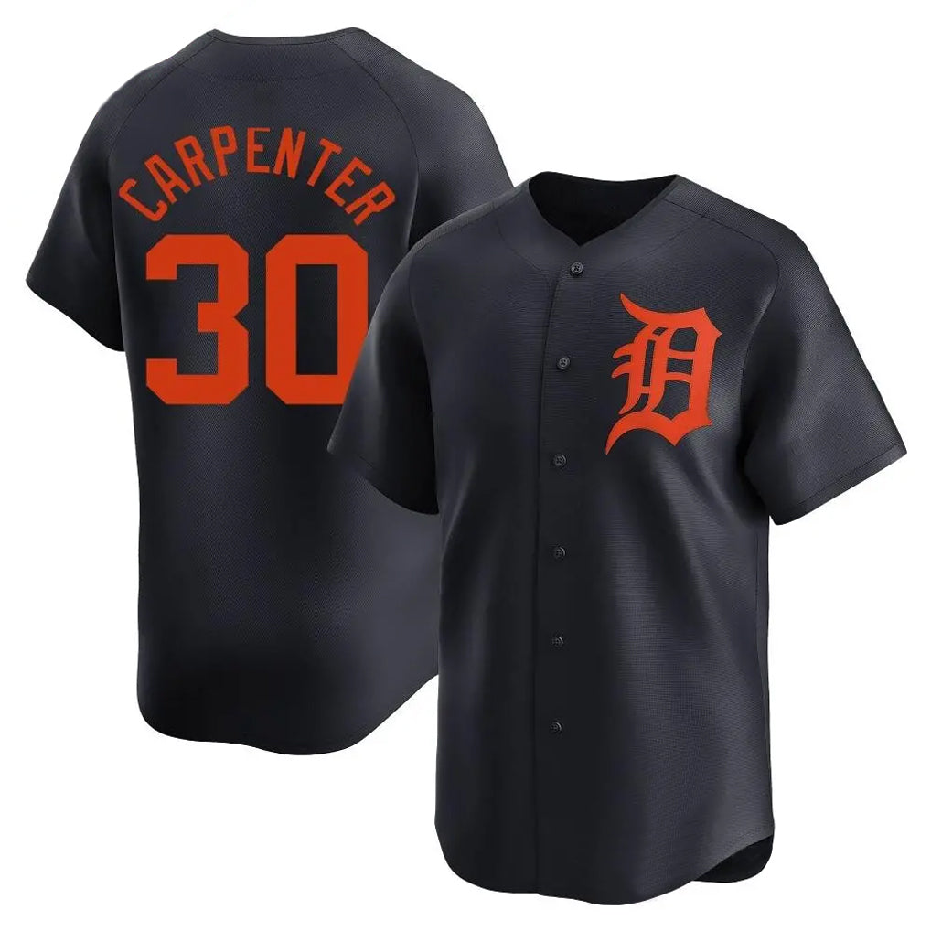 Odoa D.Tigers #30 Kerry Carpenter Player Navy Home Limited Stitched Jerseys