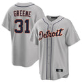 Odoa D.Tigers #31 Riley Greene Player Gray Home Game Stitched Jerseys