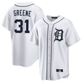 Odoa D.Tigers #31 Riley Greene Player White Home Game Stitched Jerseys