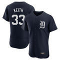 Odoa D.Tigers #33 Colt Keith Player Navy Limited Elite Home Stitched Jerseys