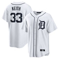 Odoa D.Tigers #33 Colt Keith Player White Home Game Stitched Jerseys