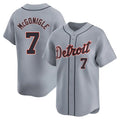 Odoa D.Tigers #7 Kevin McGonigle Player Gray Home Limited Stitched Jerseys