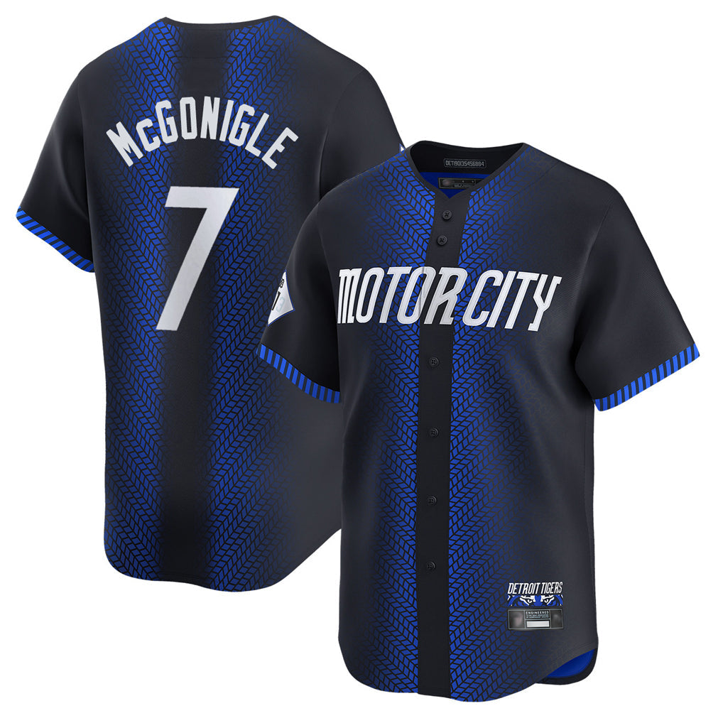 Odoa D.Tigers #7 Kevin McGonigle Player Navy City Connect Home Limited Stitched Jerseys