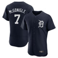 Odoa D.Tigers #7 Kevin McGonigle Player Navy Limited Elite Home Stitched Jerseys