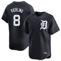 Odoa D.Tigers #8 Matt Vierling Player Navy Home Limited Game Stitched Jerseys